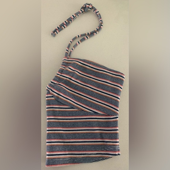 Aeropostale Stripe Halter Top - Picture 5 of 10